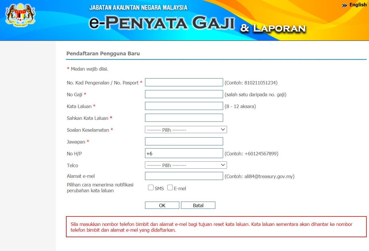 Penyata Gaji Online - Ini Cara Untuk Semak Slip E-Penyata Gaji 2020